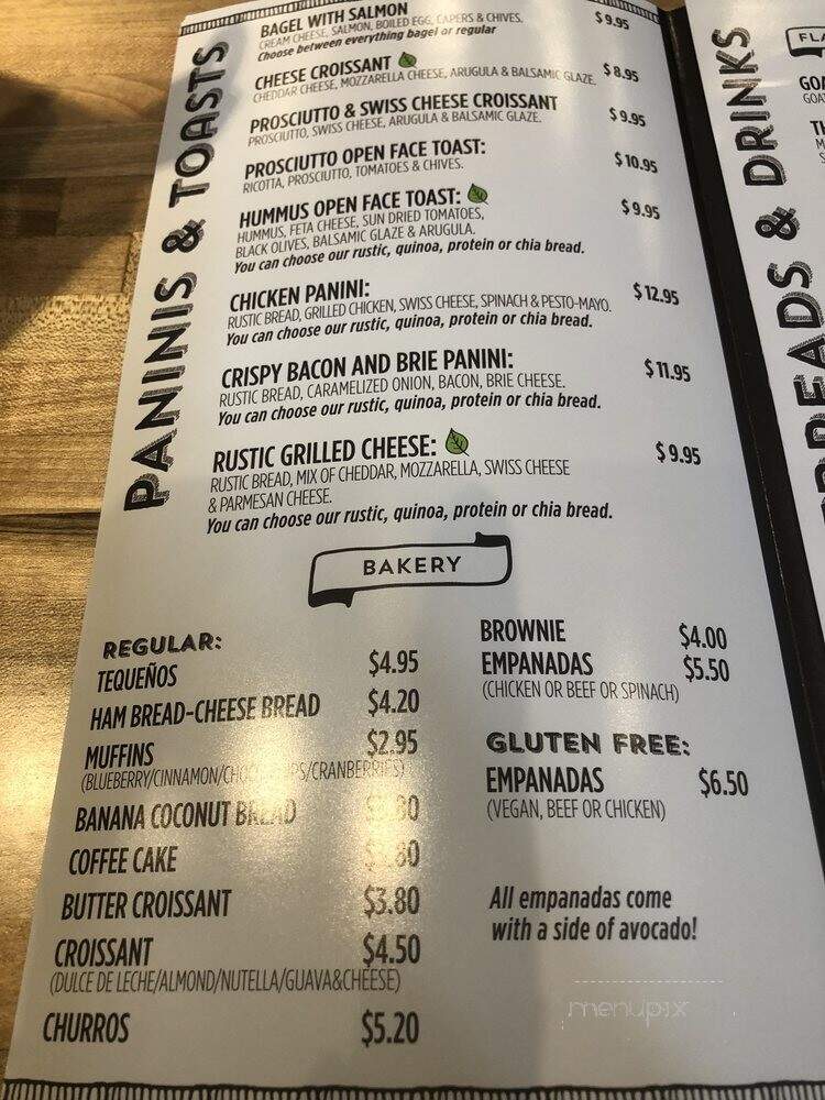 Carmela Coffee Company - Delray Beach, FL menu_pic