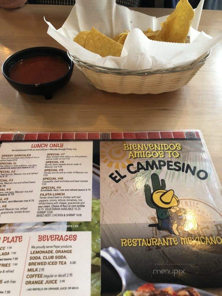 El Campesino - Homestead, PA menu_pic