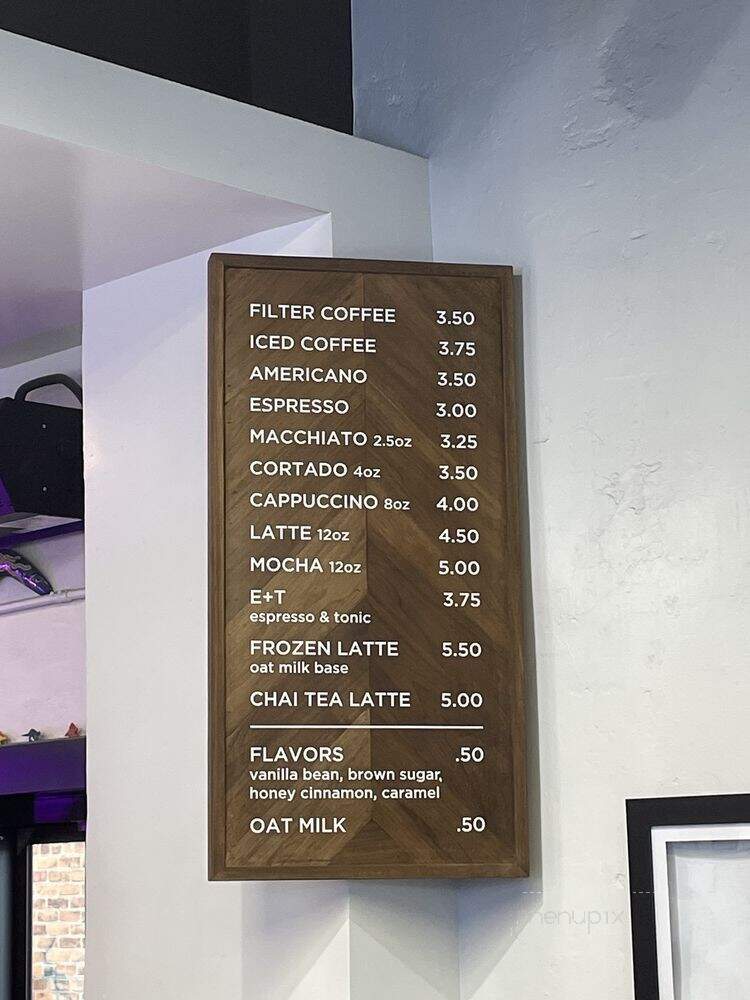 Sabbath Coffee Roasters - Clawson, MI menu_pic
