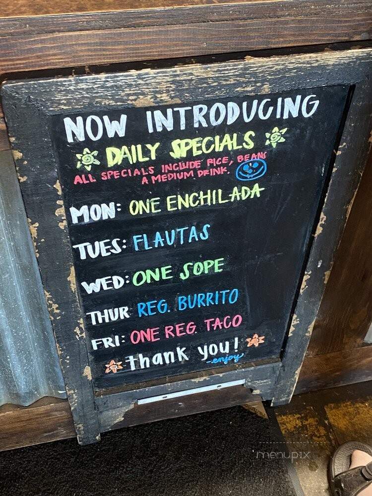 Super Taco Express - Elk Grove, CA menu_pic