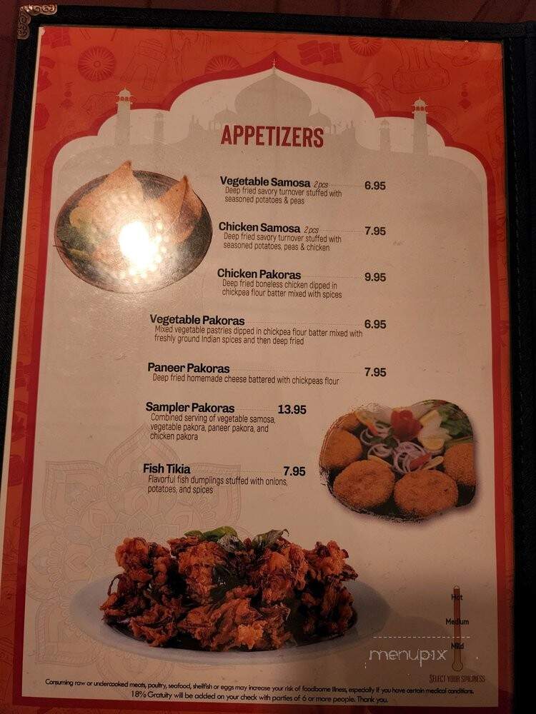 Taste of India - Anchorage, AK menu_pic