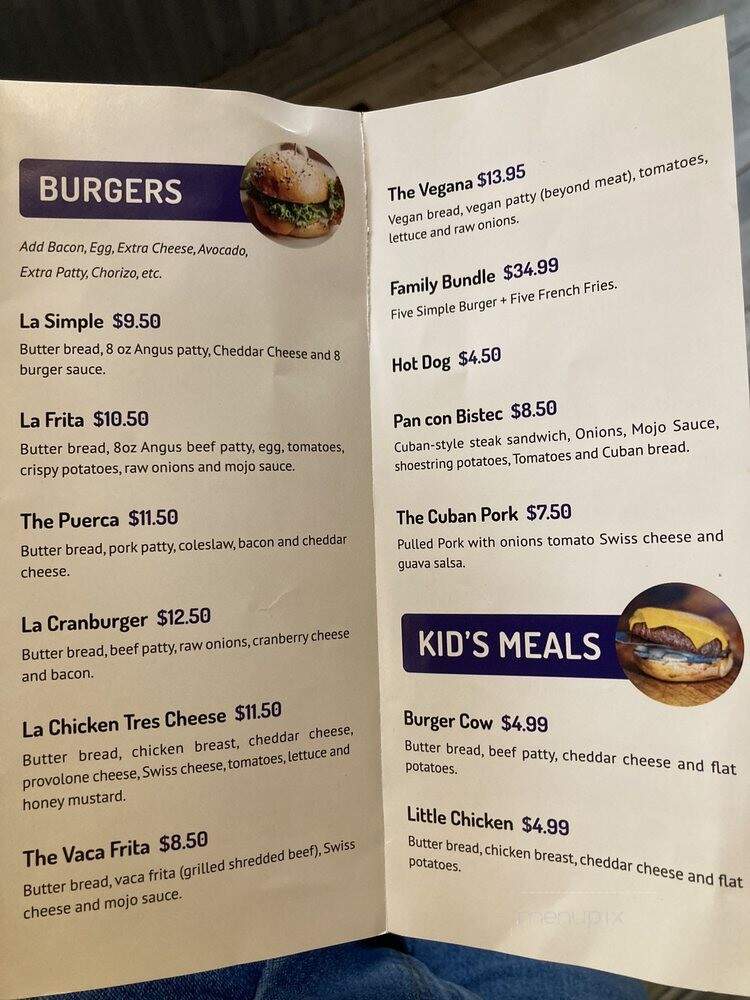 8 Burger - Miami, FL menu_pic