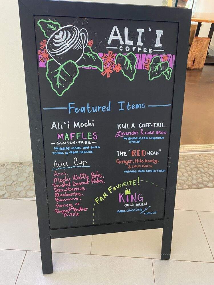 Alii Coffee Waikiki - Honolulu, HI menu_pic