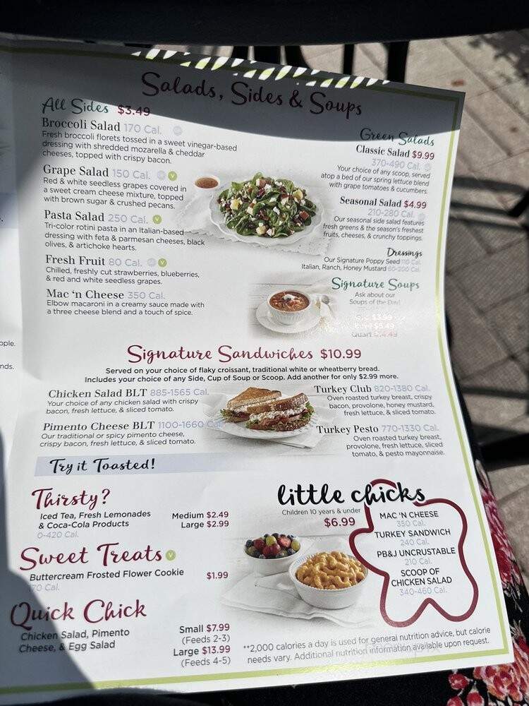 Chicken Salad Chick - Coral Springs, FL menu_pic