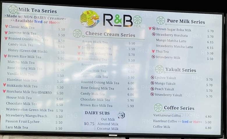 R&B Tea - Pasadena, CA