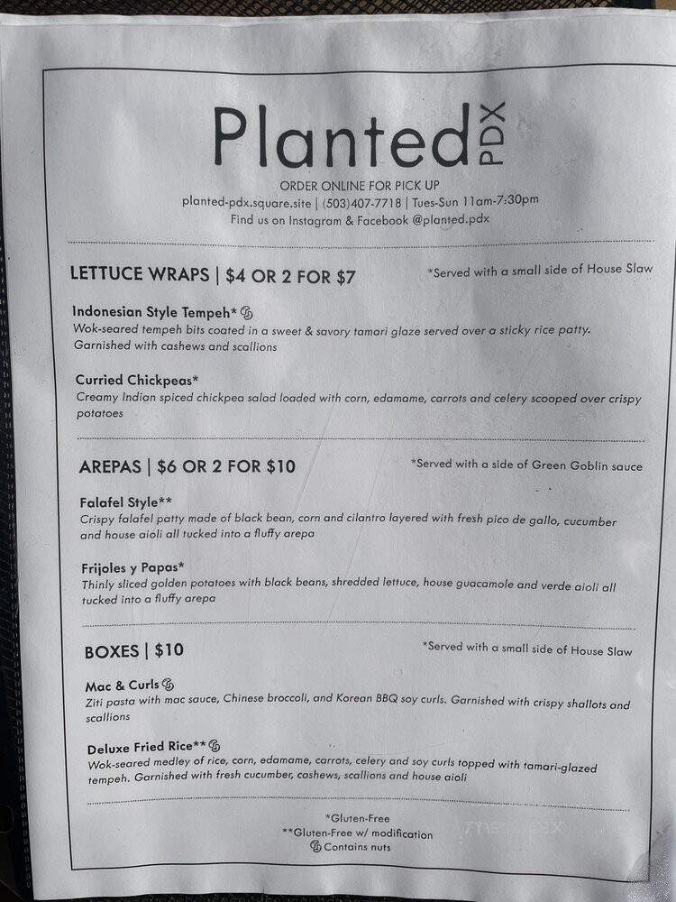 Planted PDX - Portland, OR menu_pic
