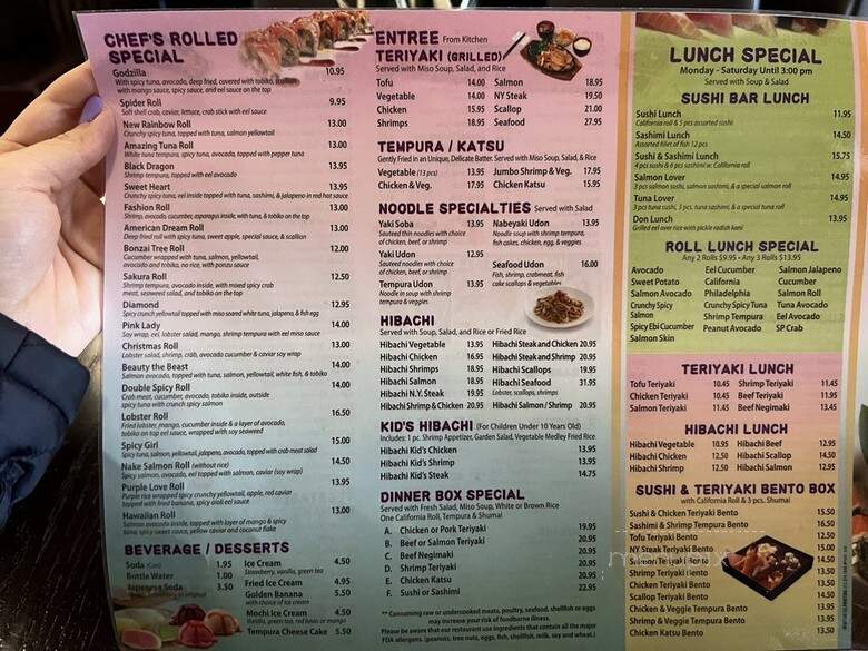 Poke Ocean - Morrisville, PA menu_pic