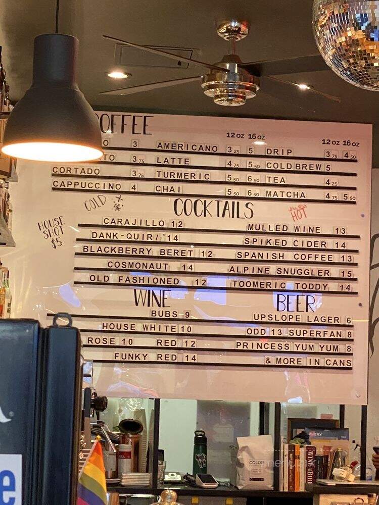 Two Arrows Coffee & Bar - Vail, CO menu_pic