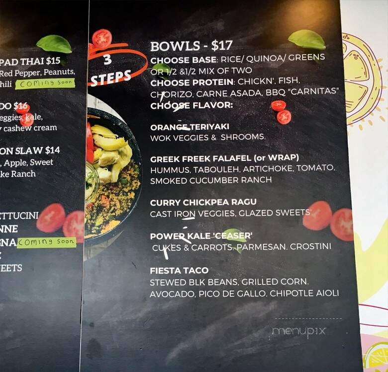 Roasted and Raw - Oakland, CA menu_pic