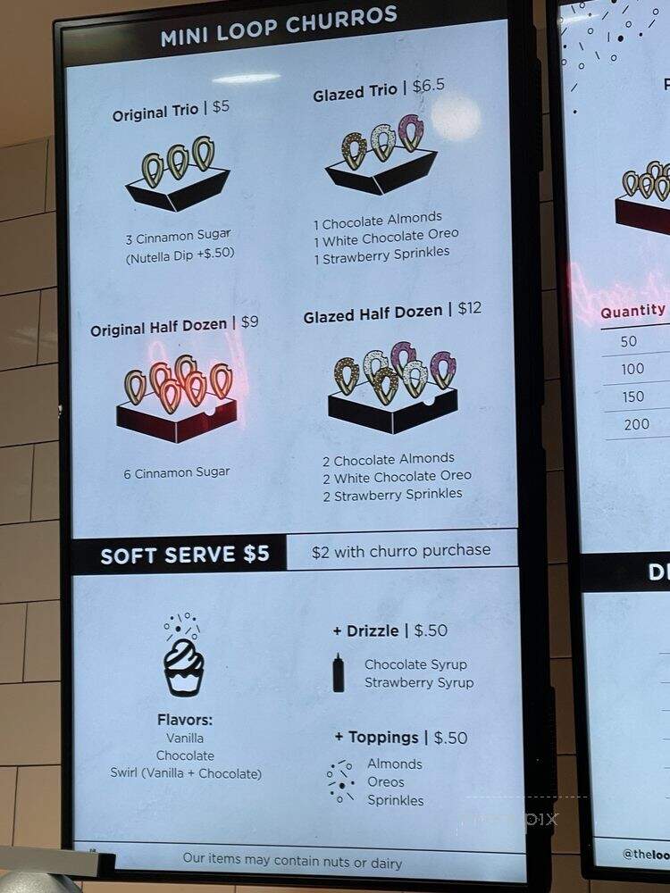The Loop Handcrafted Churros - Riverside, CA menu_pic