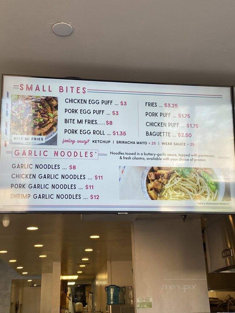 Bite Mi Asian Kitchen - Santa Ana, CA menu_pic