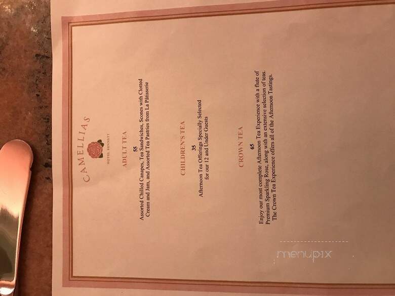Camellias - Charleston, SC menu_pic