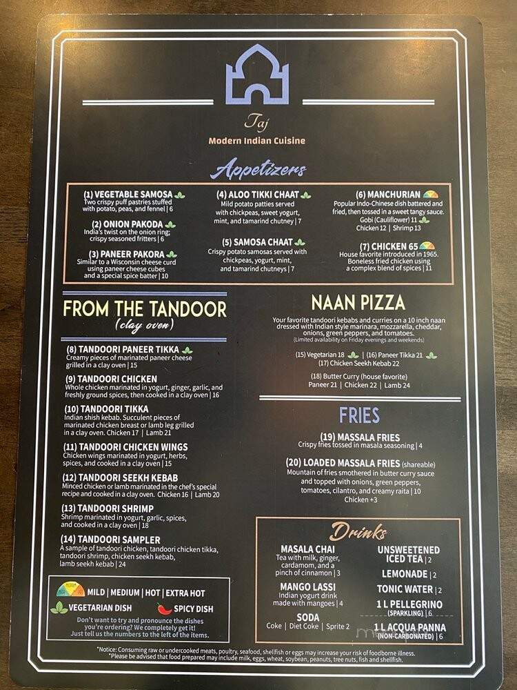 Taj Modern Indian Cuisine - Melbourne, FL