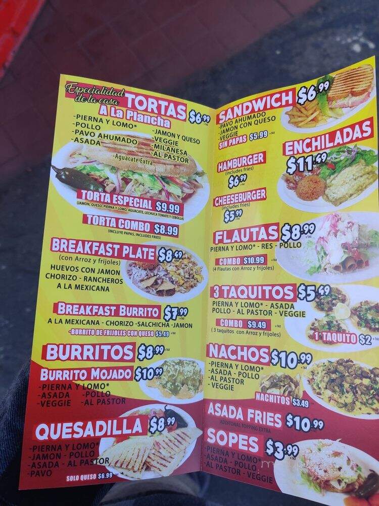 Wendy's Tortas - Montebello, CA menu_pic