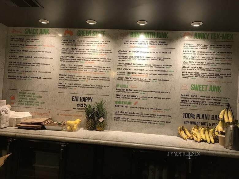 Healthy Junk at the House - Anaheim, CA menu_pic