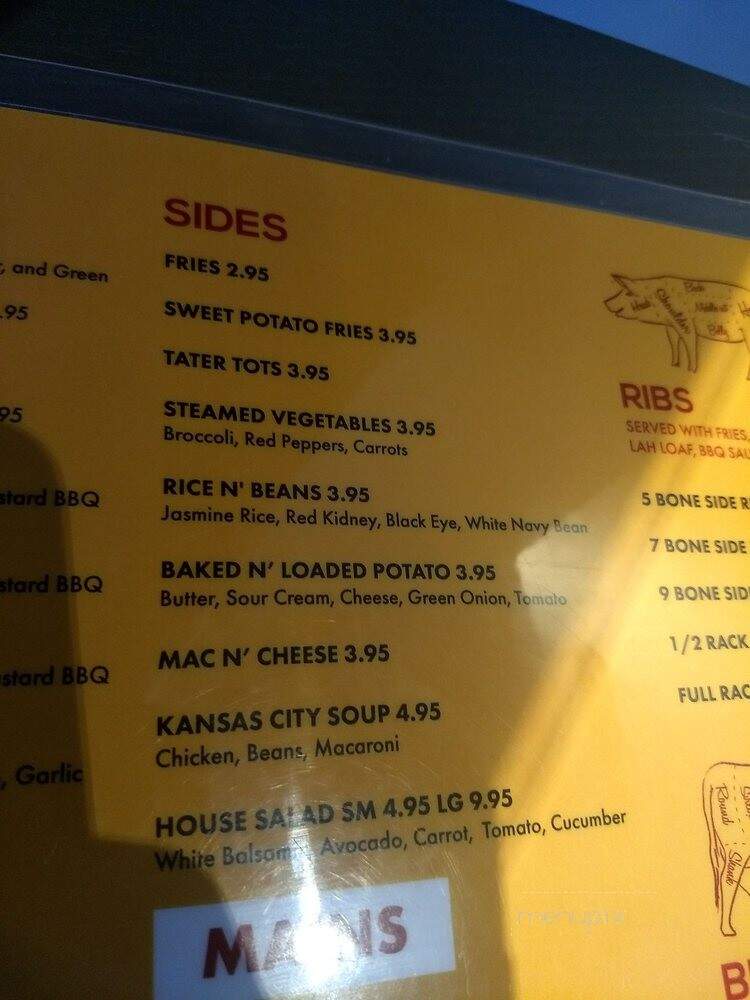 Kansas King - Richmond Hill, ON menu_pic