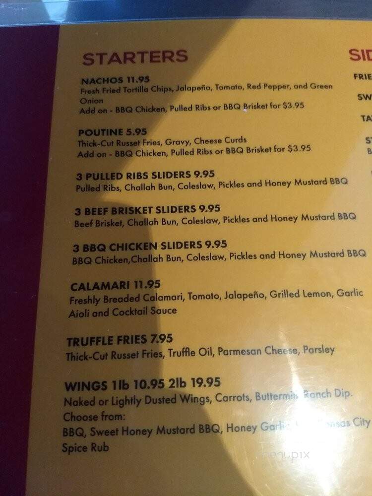 Kansas King - Richmond Hill, ON menu_pic