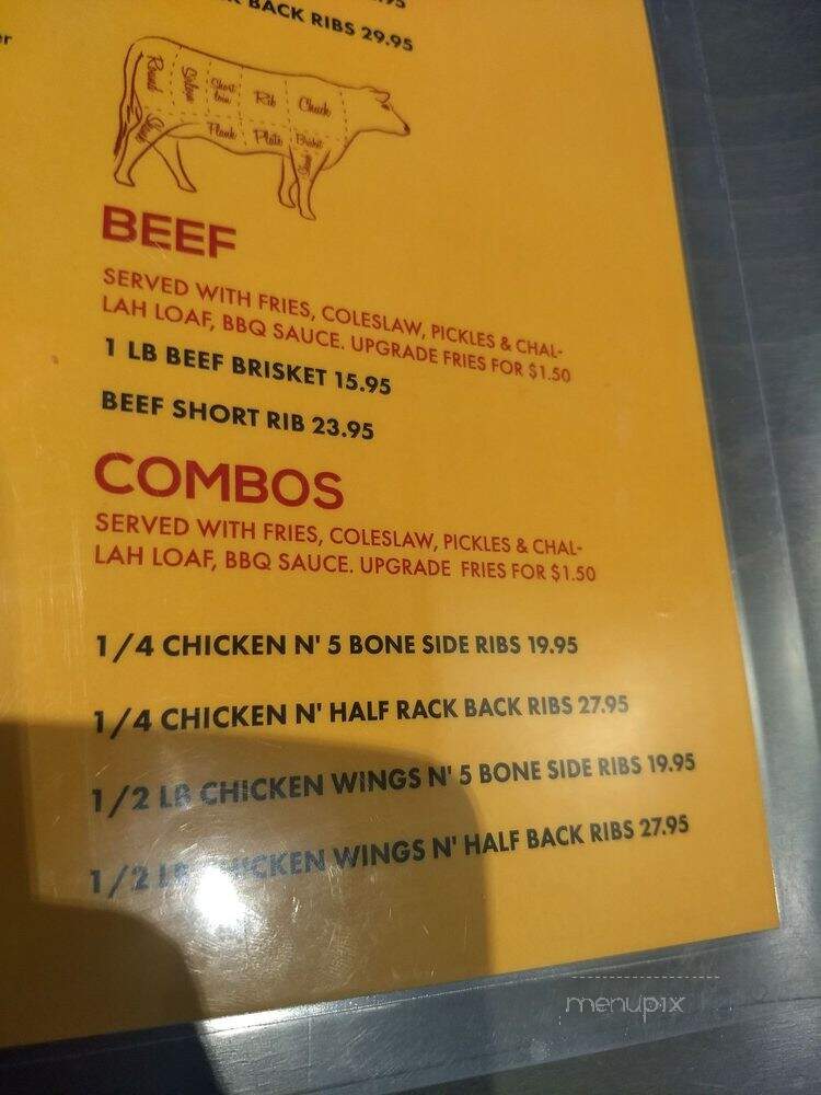 Kansas King - Richmond Hill, ON menu_pic