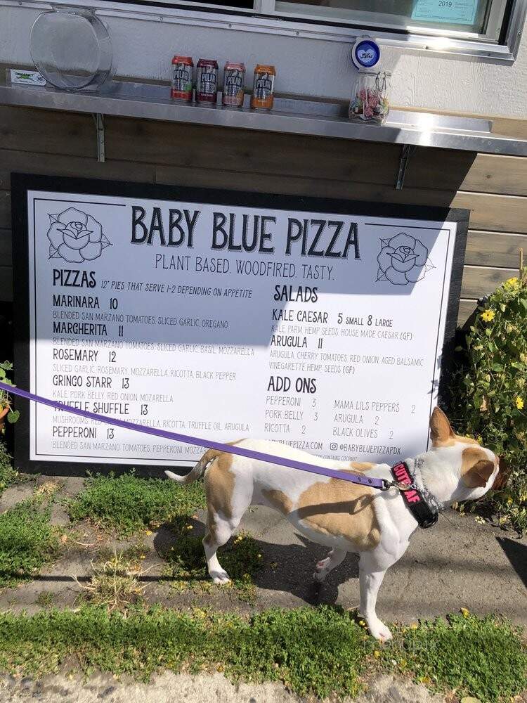 Baby Blue Woodfired Pizza - Portland, OR menu_pic