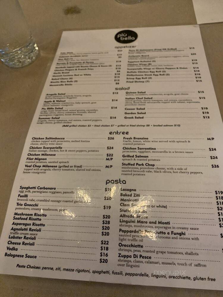 Piu Bella - East Elmhurst, NY menu_pic