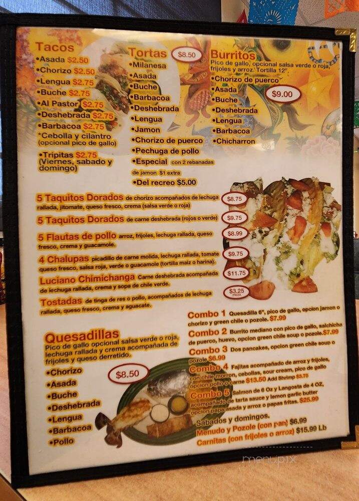 La Guelaguetza Mexicana Restaurant - Albuquerque, NM menu_pic