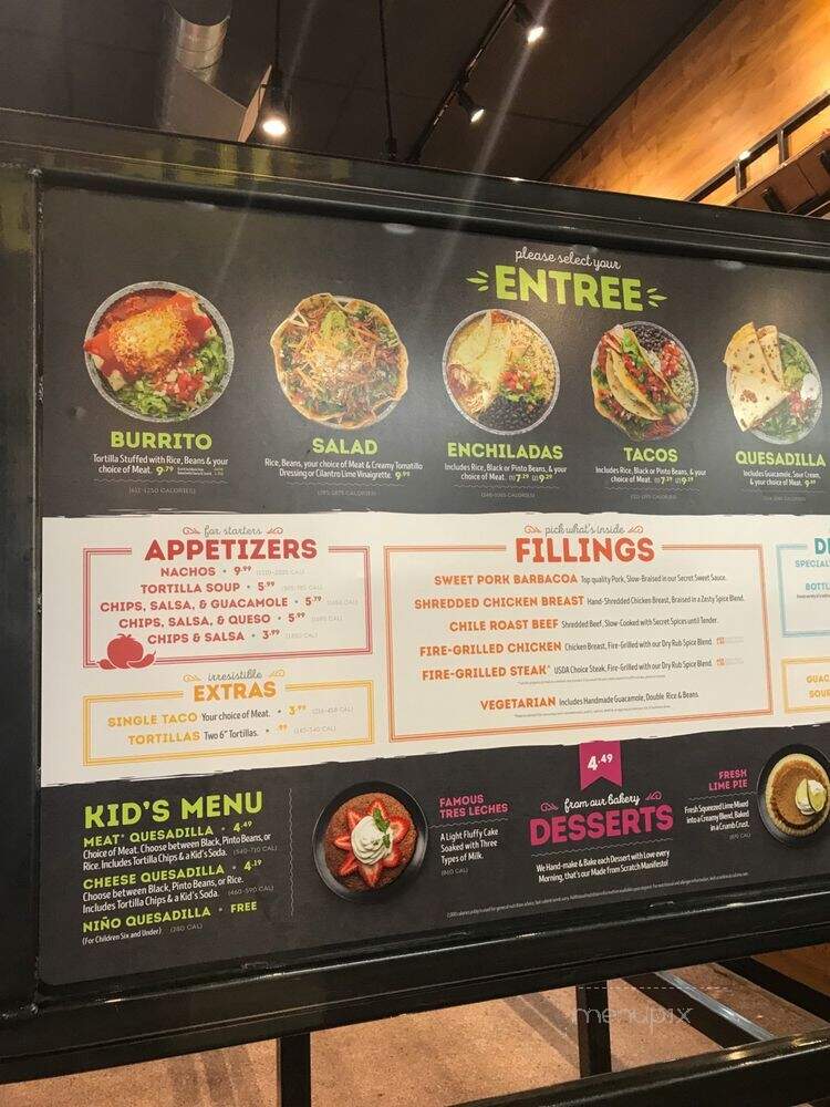 Cafe Rio Mexican Grill - Aliso Viejo, CA menu_pic