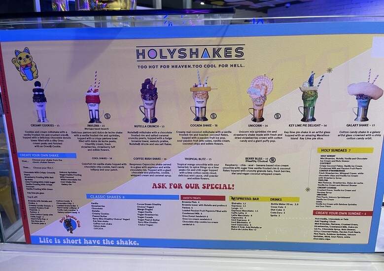 Holyshakes - Doral, FL menu_pic