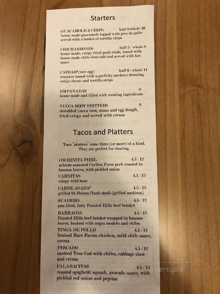 OC Taco - Oregon City, OR menu_pic