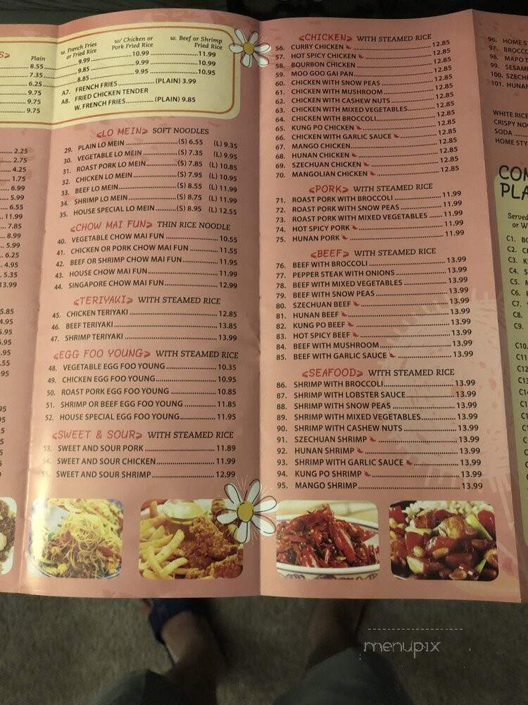 Fancy Garden - Jacksonville, FL menu_pic