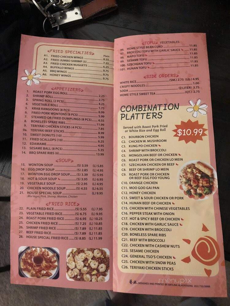 Fancy Garden - Jacksonville, FL menu_pic