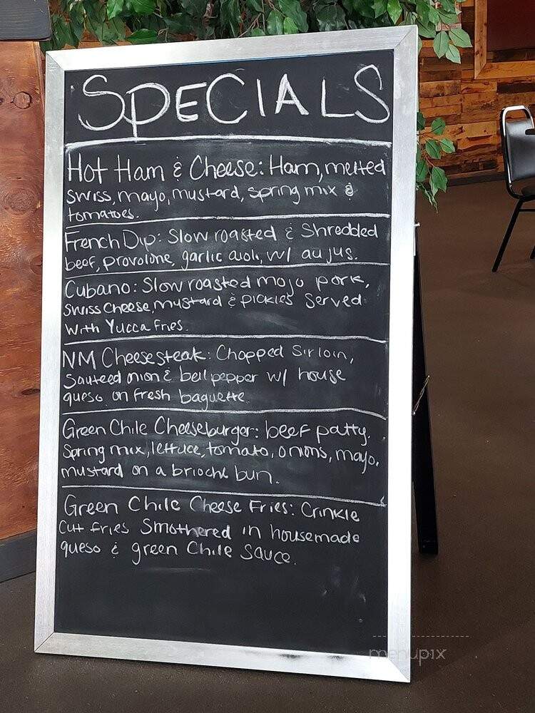 Uncle T's - Rio Rancho, NM menu_pic