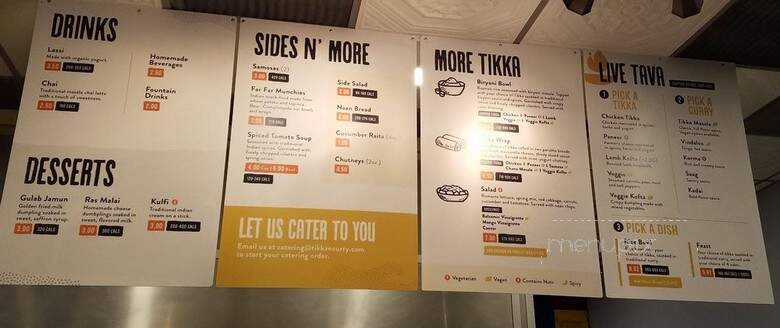 Tikka N' Curry - Chicago, IL menu_pic