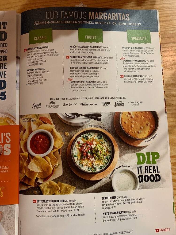Chili's Bar and Grill - Miami, FL menu_pic