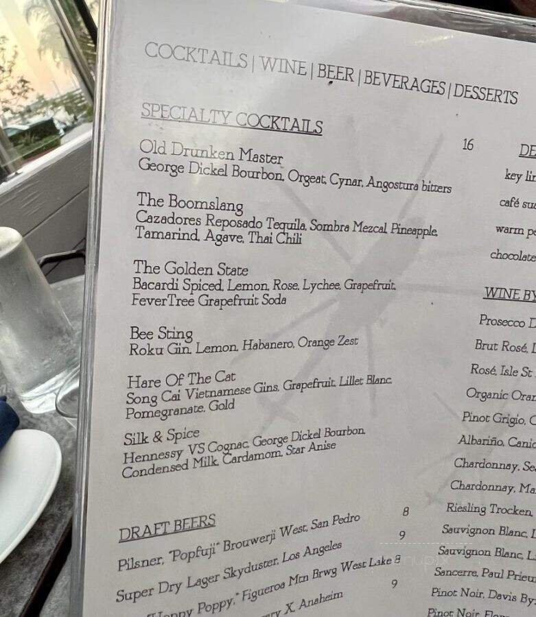 Little Sister - El Segundo, CA menu_pic