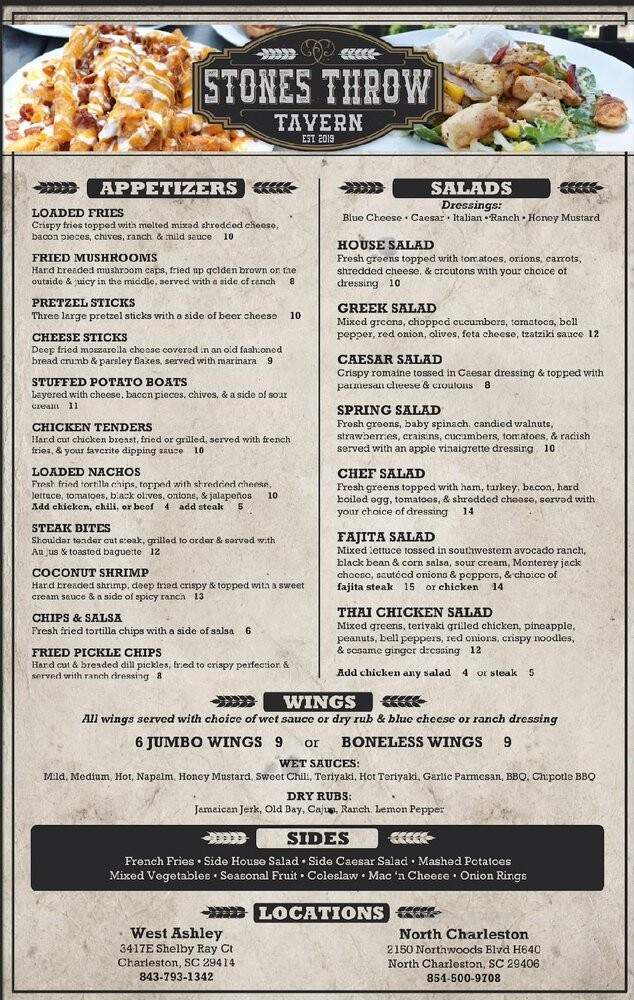Stones Throw Tavern - Charleston, SC