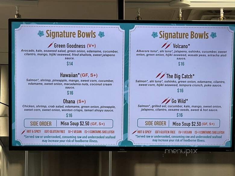 Poke Mian - Woodbridge, VA menu_pic
