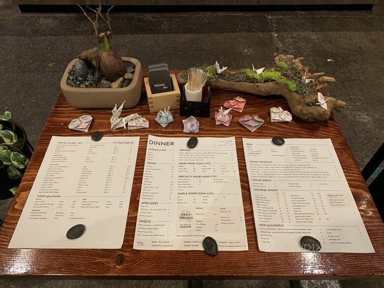 Temaki Den - Denver, CO menu_pic