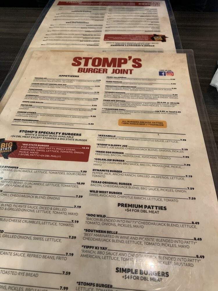Stomp's Burger Joint - Webster, TX
