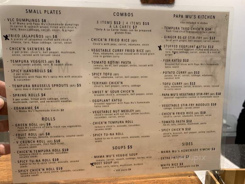 V.L.C. Vegan Eatery - Alafaya, FL menu_pic