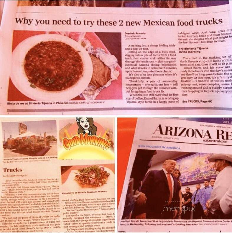 Birrieria Tijuana - Phoenix, AZ menu_pic