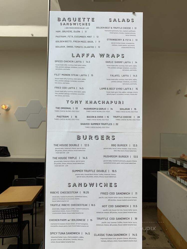 Tony Khachapuri - Los Angeles, CA menu_pic