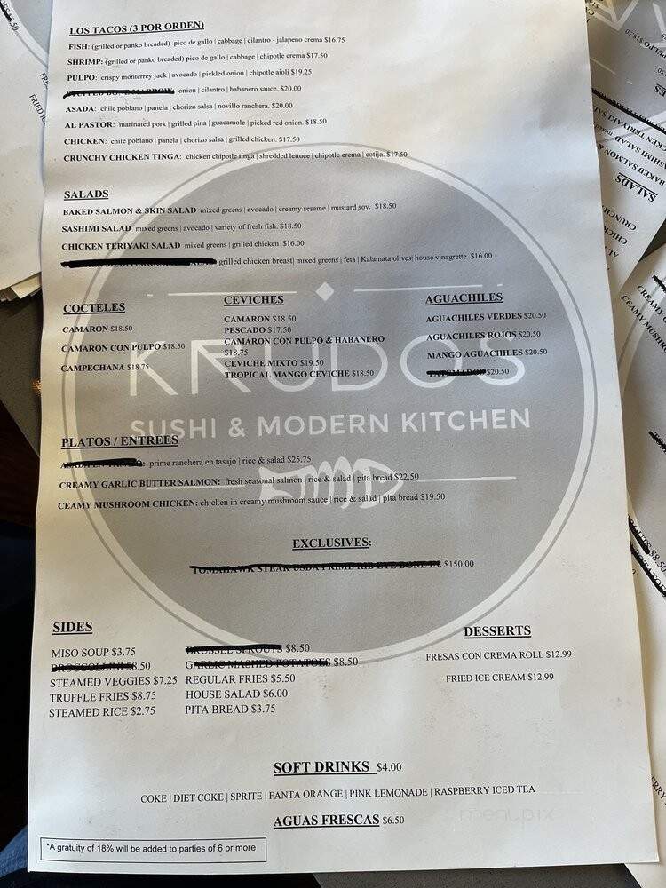 Krudos Sushi & Modern Kitchen - Maywood, CA