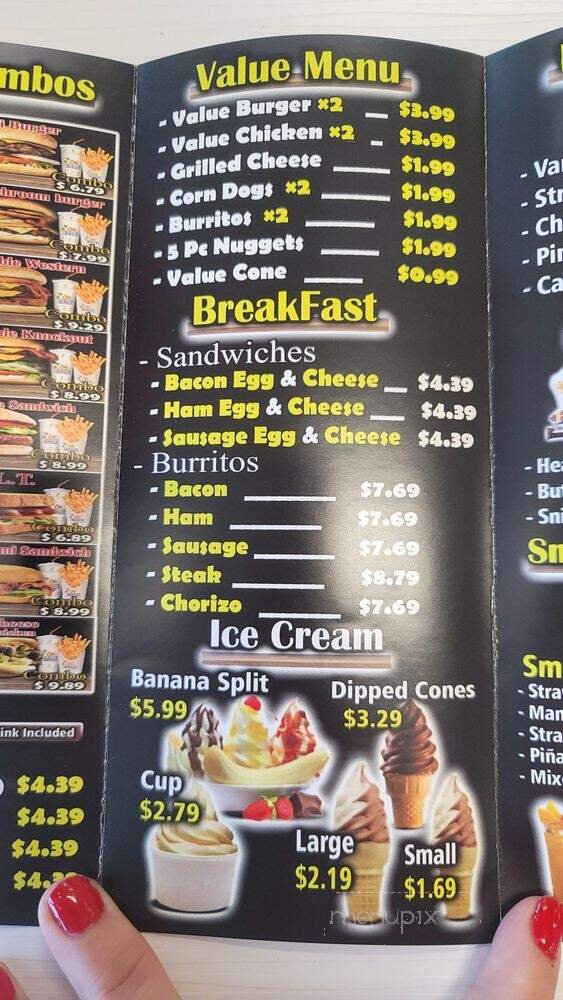 Cali Burgers - Modesto, CA menu_pic
