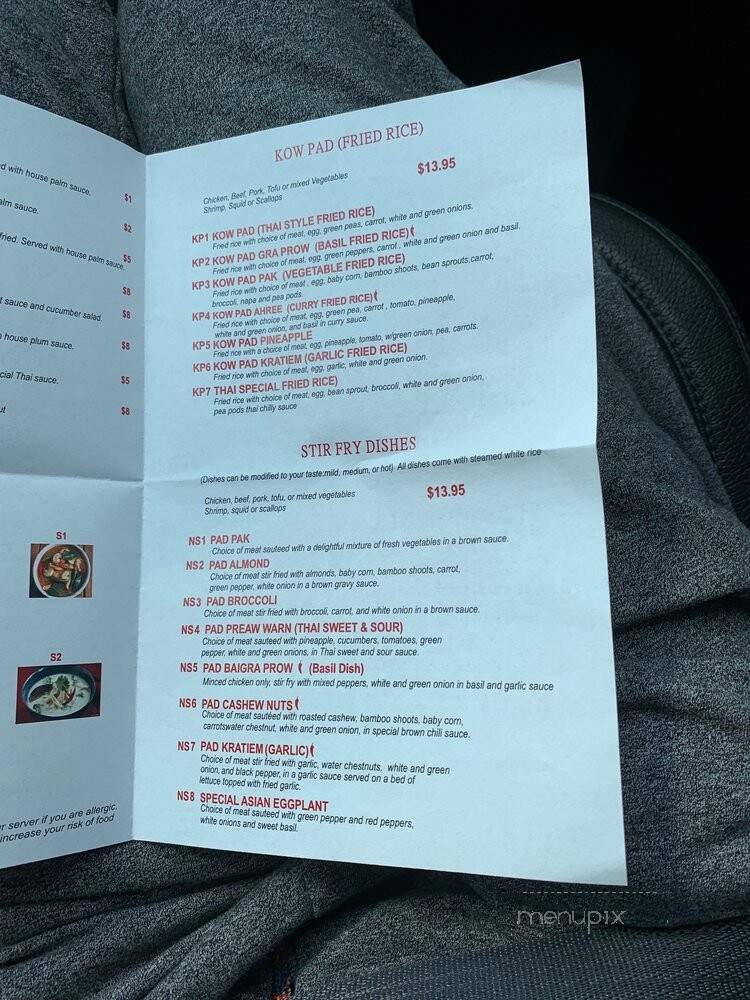 Amy's Thai food - Sterling Heights, MI menu_pic