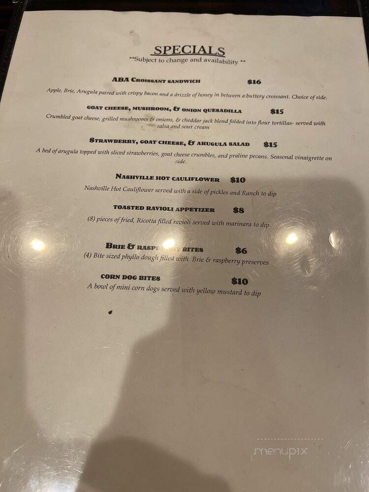 The Brewer's Art Tavern - Clarksville, MD menu_pic