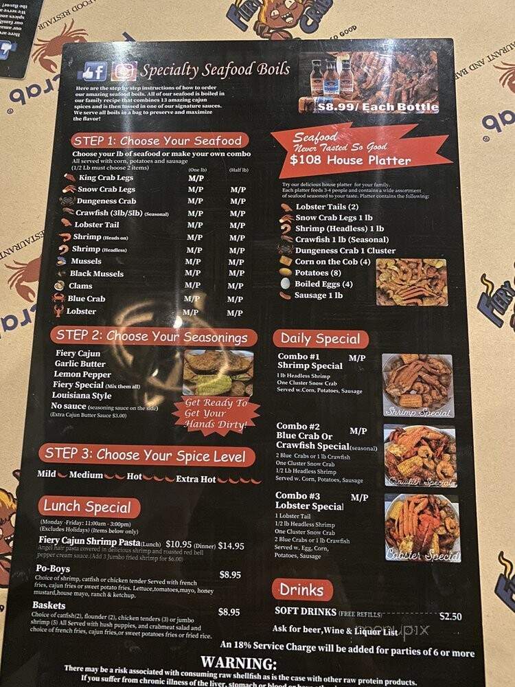 Fiery Crab - Lake Charles, LA menu_pic