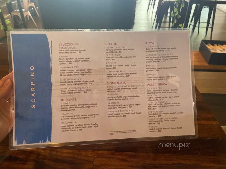 Scarpino - Pittsburgh, PA menu_pic