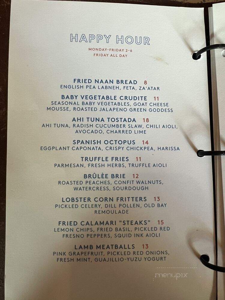 Sloane's Corner - Dallas, TX menu_pic