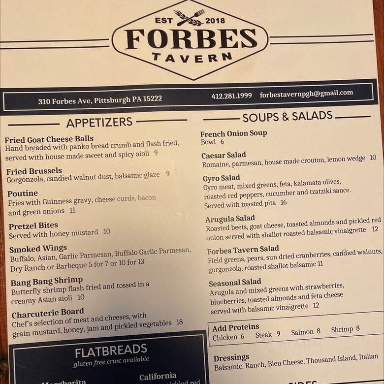 Forbes Tavern - Pittsburgh, PA