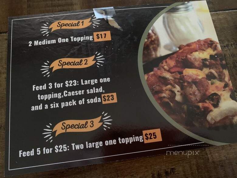 Pizza Leon - Austin, TX menu_pic